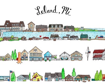 Leland MI print