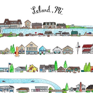 Leland, MI Print