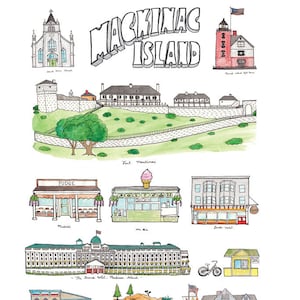 Mackinac Island, MI Druck