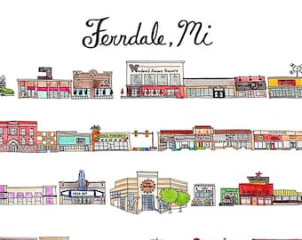 Ferndale MI print