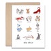 Dog Yoga 4 x 5 Blank Card