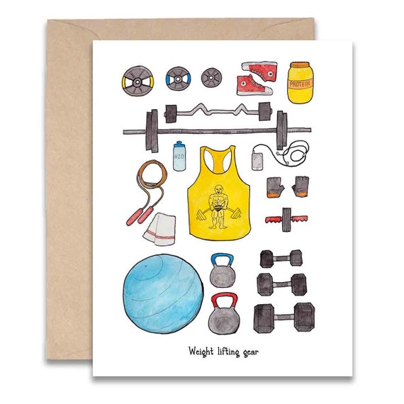 GYM RAT, WORKOUT :) | Greeting Card