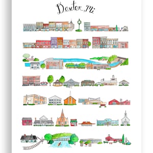 Dexter, MI print