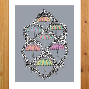 Umbrellas print image 2