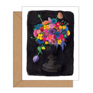 Tarjeta de naturaleza muerta holandesa - 4x5 en blanco