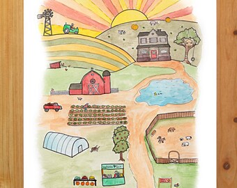 Farm Print 8.5 x 11