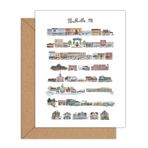 Northville, MI Card - 4x5 Blank