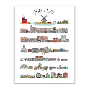 Holland, MI Print