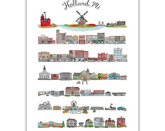 Holland MI print