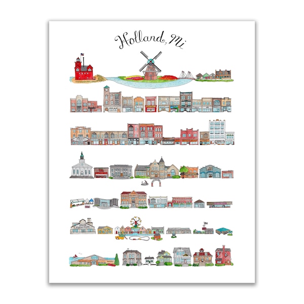 Holland, MI Print