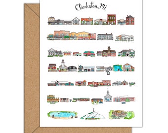 Clarkston, Michigan Card