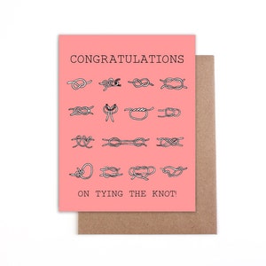 Gefeliciteerd met het leggen van de knoop! Kaart: blanco 4 x 5