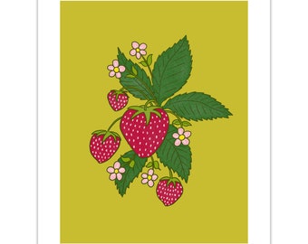 Strawberry Illustration