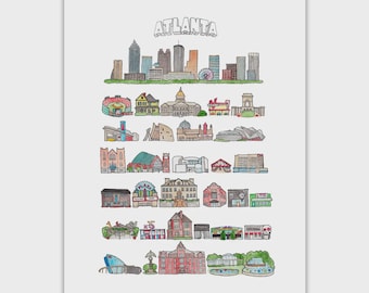 Atlanta, GA Print