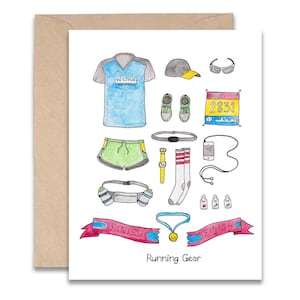 Running Gear Card - 4x5 Blank