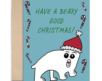 Beary Good Christmas Card - Kiddo Design