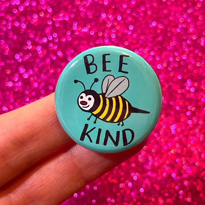 Bee Kind 1.25 Button image 1