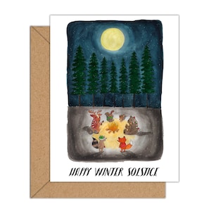 Happy Winter Solstice Card