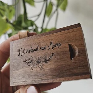 Personalized Crystal USB Drive with Wooden Cap & Box – Photographer Gift image 19