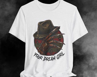 Freddy Nightmare PNG | Funny Slasher Sublimation | Retro Scary Dream Girl Art | Halloween Horror Shirt Design | Digital Download
