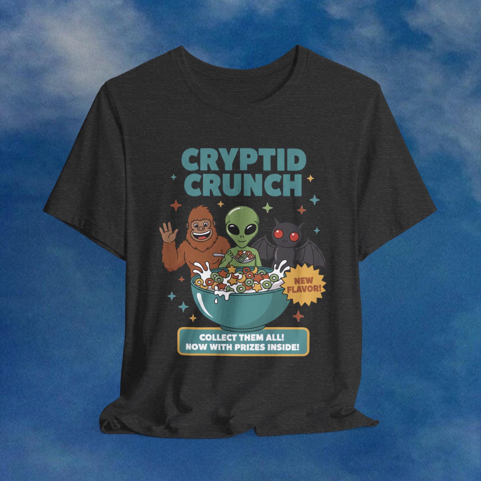 Cryptid Crunch PNG | Retro 90s Cereal Box Sublimation | Bigfoot Mothman ...