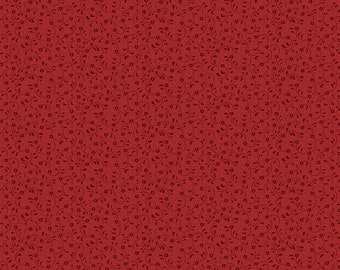 Floret par Riley Blake Designs Tone on Tone Mini Floral 100% Coton Quilt Fabric by the 1/2 yard #C675-WAGON RED