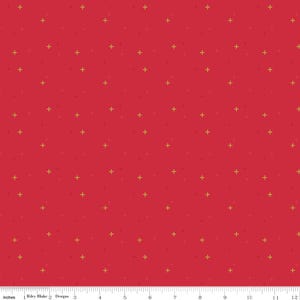 Riley Blake Sparkler 100% Cotton Quilt Fabric by the 1/2 yard #SC650 RED