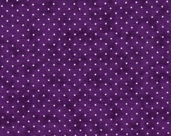 Essential Dots Purple Dot  Blender  Moda cotton quilt fabric by the 1/2 yard #8654 40