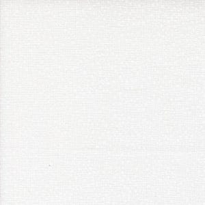 May include: A close-up of a white fabric with a subtle, textured weave. The surface appears to be a solid, off-white color, with a fine, grid-like pattern visible throughout. The texture suggests a linen or similar material.