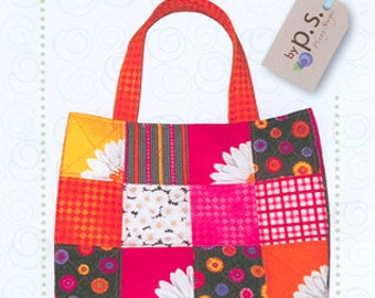 Chubby Charmer large Bag by Penny Sturges 5" squares friendly 14" x 18" x 10" deep Handbag, Tote