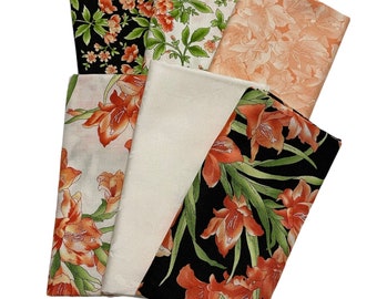 Sommersville by Maywood Studio 100% Cotton Quilt Fabric  FQ Fat Quarter Bundle of 6