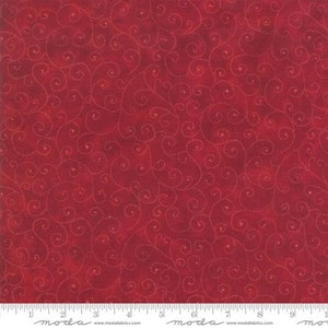 Marble Swirls Best Red Moda cotton quilt fabric by the 1/2 yard #9908 50
