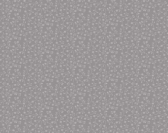 Floret par Riley Blake Designs Tone on Tone Mini Floral 100% Cotton Quilt Fabric by the 1/2 yard #C675-GRAY