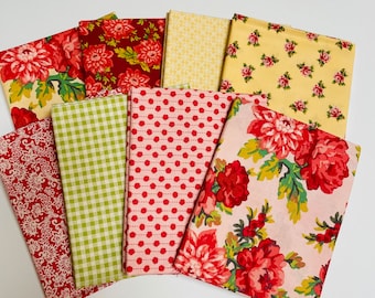 Sweet Beginnings   Maywood Studio 100% Cotton Quilt Fabric  FQ Fat Quarter Bundle of 8