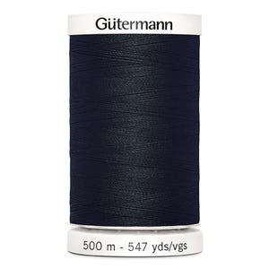 Gutermann Sew All Polyester Thread 1 Spool 547 Yds. #10 Black Gutermann #1