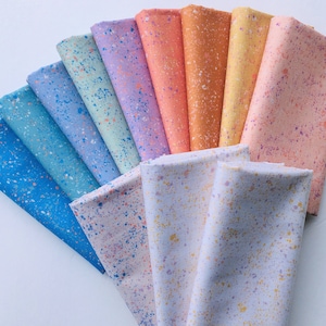 Paintbrush Studio GRANITE FQ Fat Quarter  Bundle of 12  100% Cotton Fabric SOFT Multi-Colors