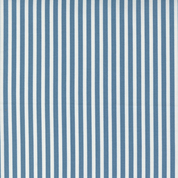 Shoreline Blue and White Stripe by Camille for Moda cotton quilt fabric  Sold by the 1/2 yard #55305 13