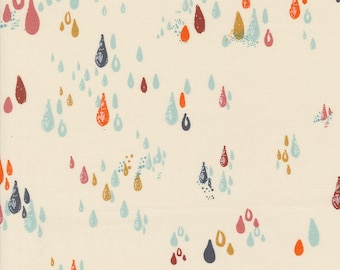 Things Above  Raindrops BY Fancy That Design House for Moda Sold by the 1/2 Yard #45617 11 EGGSHELL