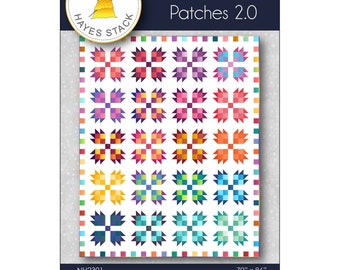 Bear Paw Patches by Needle in a Hayes Stack Maywood Studio #NH2301 70" x 86"