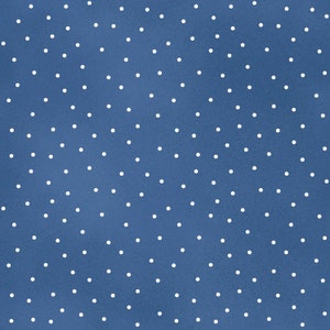 Maywood Studio Beautiful Basics Bluework Scattered Dots Polka Dot Cotton Quilt Fabric  #MAS8119-B4 sold by the  1/2 yard