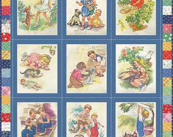 Simple Pleasures American Jane for Riley Blake Designs Quilt Kit includes fabric for quilt top and binding! Approx. 38" x 44"
