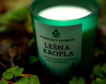 Soy Wax Candle 200 ml | Handmade Vegan Scented Candle | Pine Scent | Eco-Friendly