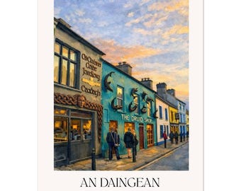 An Daingean, Dingle Town – County Kerry, Ireland | Coastal Landscape Art Print