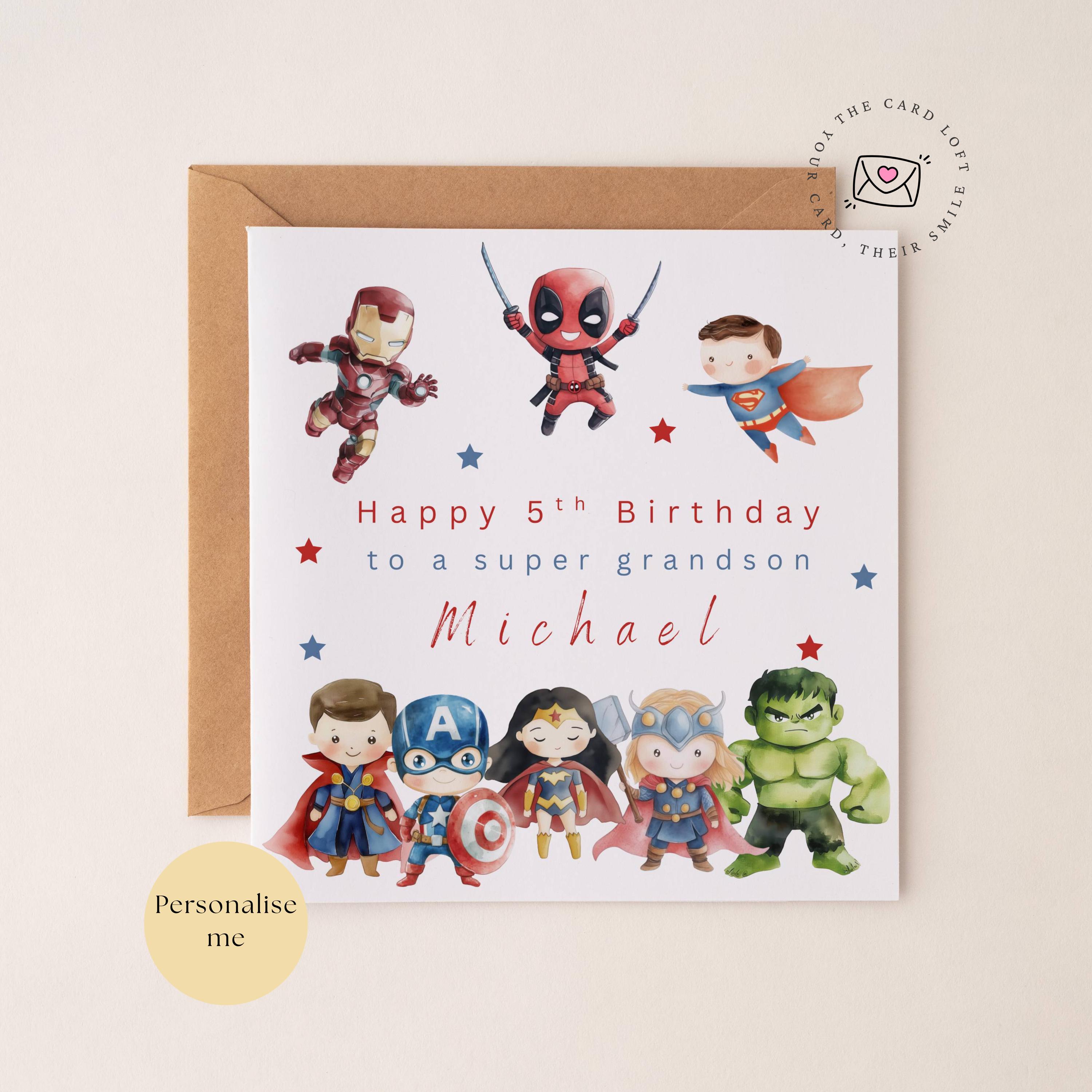 Thor birthday card - Etsy België, image size:3000x3000