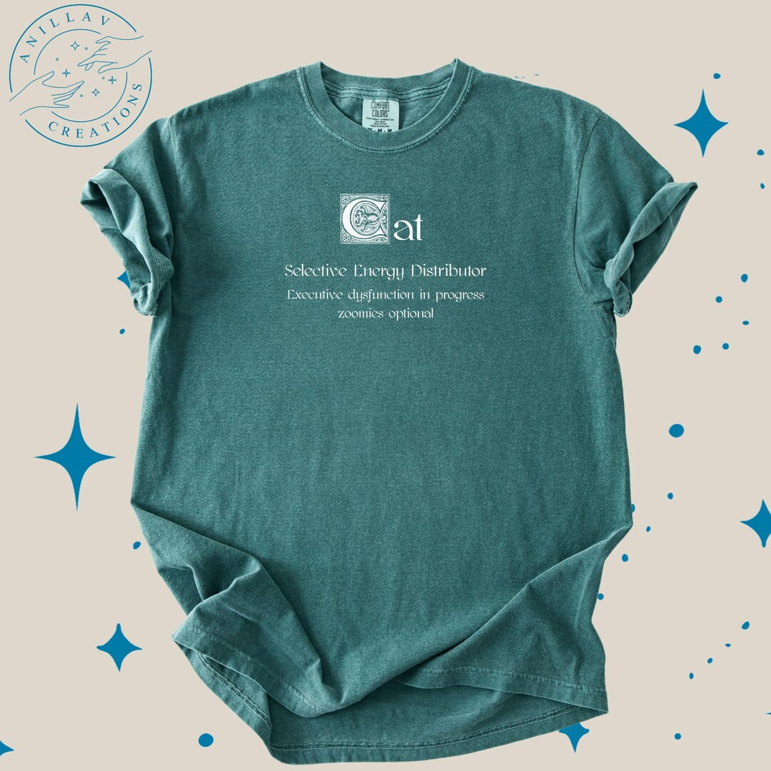 Selective Energy Distributor - Funny ADHD Shirt - Executive Dysfunction ...
