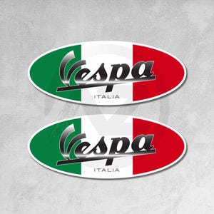 2x Vespa Stickers, Magnets, Car, Bike, Laptop, Water Bottle High Quality Vinyl stickers