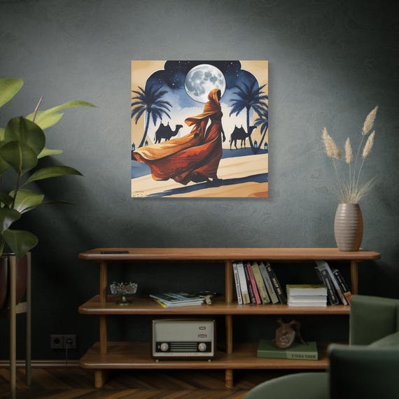 Sentinel of the Crescent Moon, Matte Canvas, Stretched, 1.25",