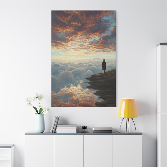 Edge of Dawn, Serene Landscape Canvas Print | Inspirational Art, Home Decor, Gallery Wall, Gift Ideas, Nature Photography