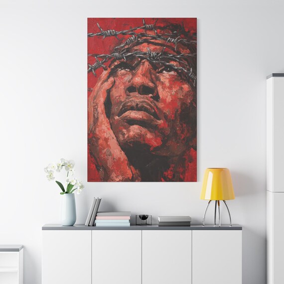 Colonized, Emotional Art Print, Wall Decor, Spiritual Home Decoration, Gift for Art Lovers, Motivational Statement Piece.