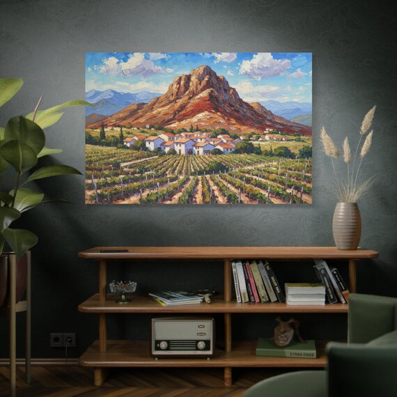 Autumn Valley Landscape Canvas Print Art: Nature-Inspired Home and office Decor